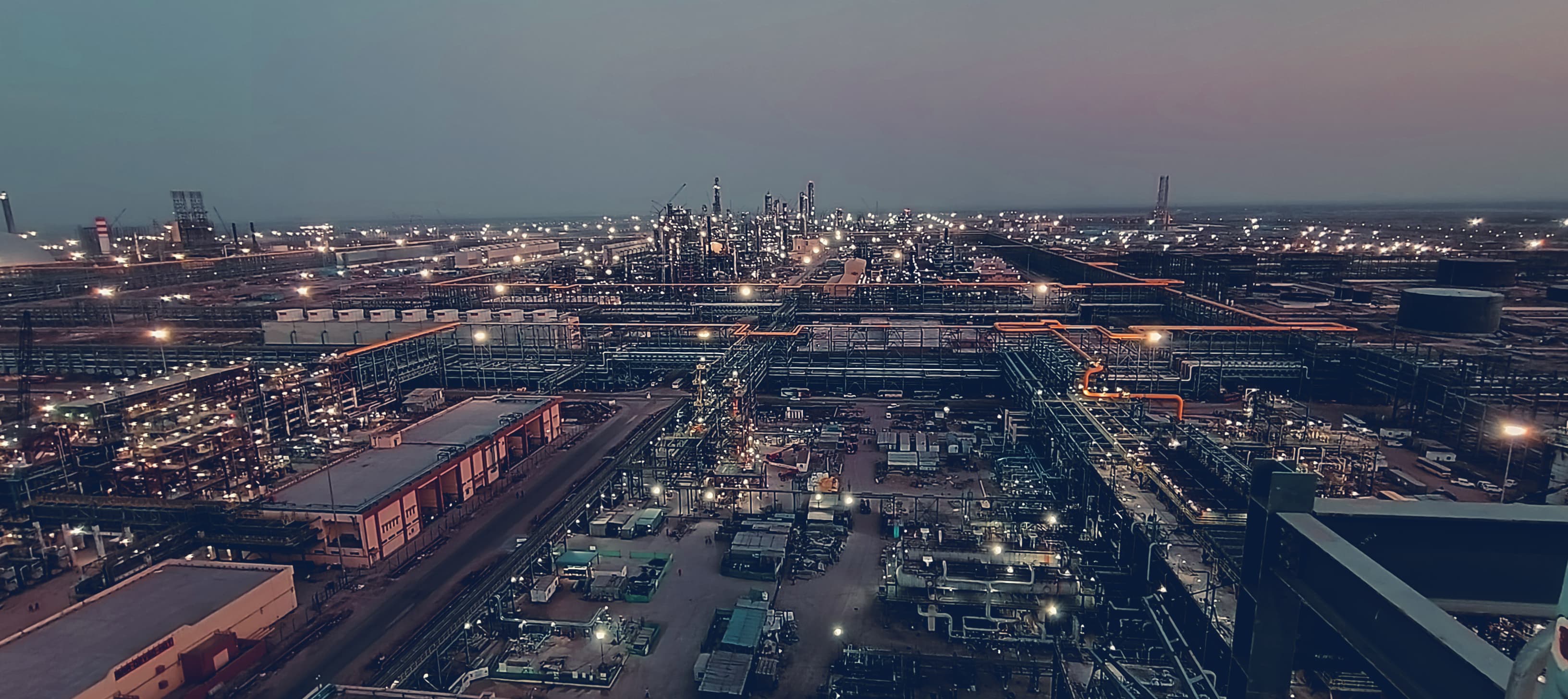 General image of various industrial construction projects